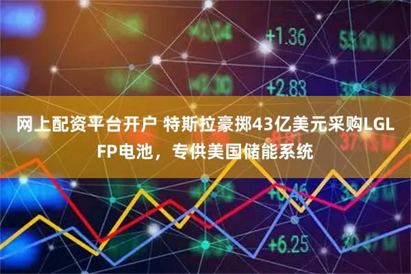 网上配资平台开户 特斯拉豪掷43亿美元采购LGLFP电池，专供美国储能系统